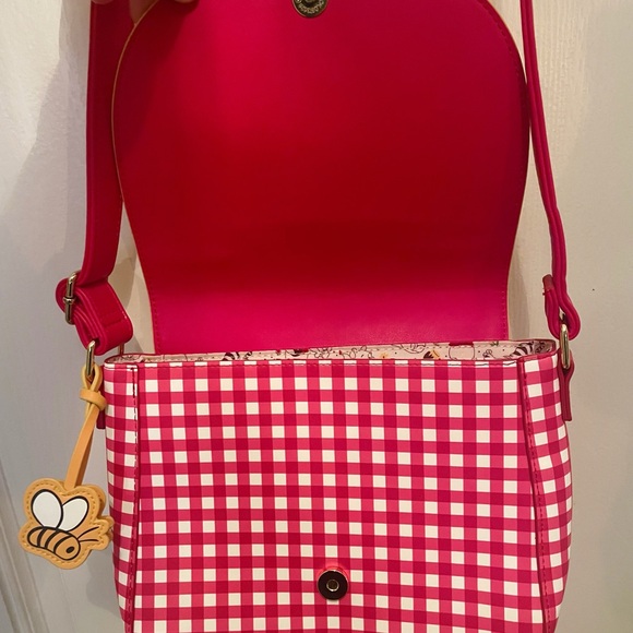 LOUNGEFLY Winnie the Pooh Gingham Crossbody Bag - Picture 13 of 14